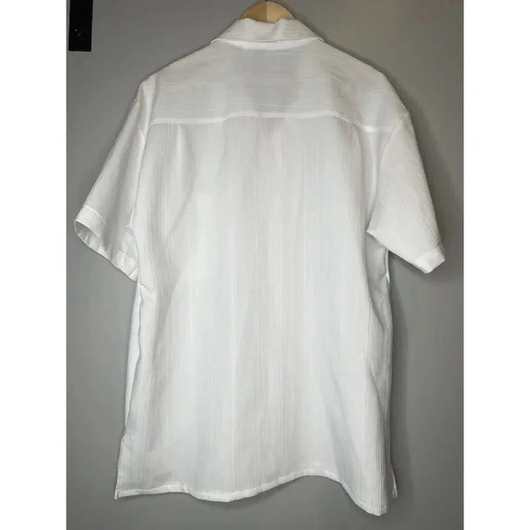 Smokey Joes Vintage Vertical Stripe Button Shirt Mens Large Rockabilly Swingers - Picture 8 of 9